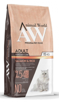 Animal World Somonlu Kısırlaştırılmış 15 kg Kedi Maması kullananlar yorumlar